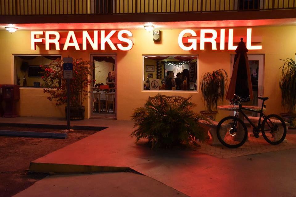 Burgers and casual dining at Frank's Grill Marathon FL local favorite